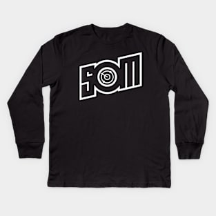 SOM 2.0 OUTLINE (WHITE) Kids Long Sleeve T-Shirt